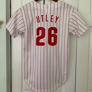 Phillies Chase Utley Youth Large Jersey